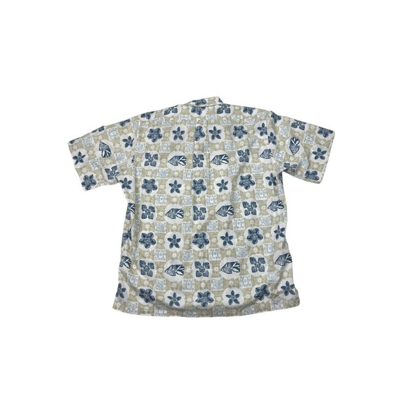 REYN SPOONER Hawaiian Traditionals Aloha Fish Hawaiian Shirt L - Picture 4 of 5